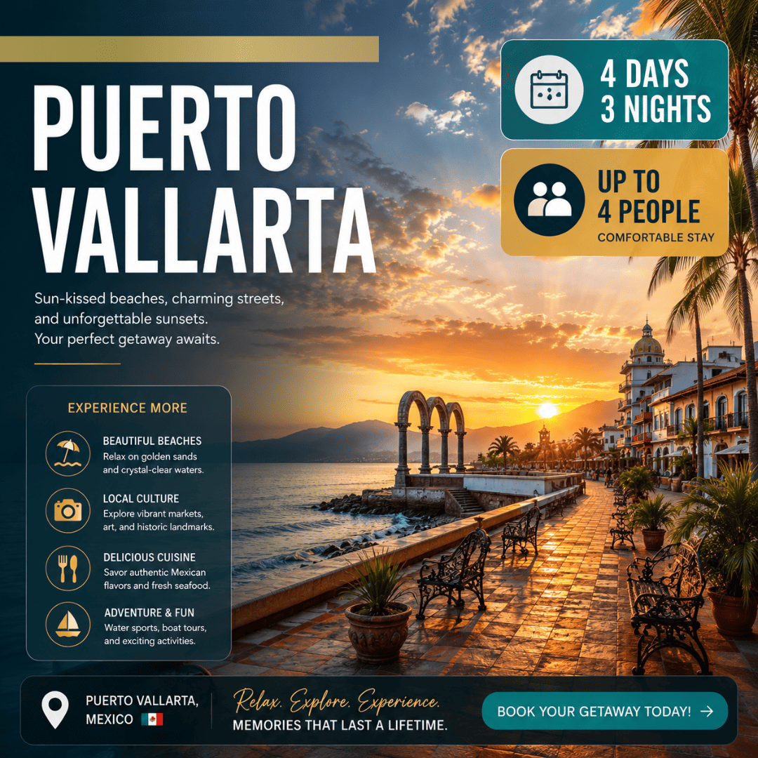 Los Arcos Suites — 6D/5N Puerto Vallarta